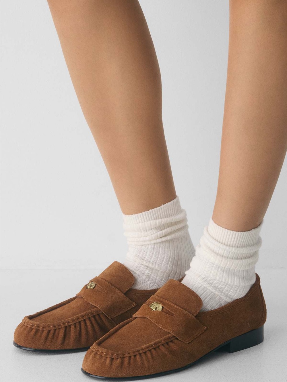 G.H.BASS x Aritzia $270 Spence Genuine Suede Loafer